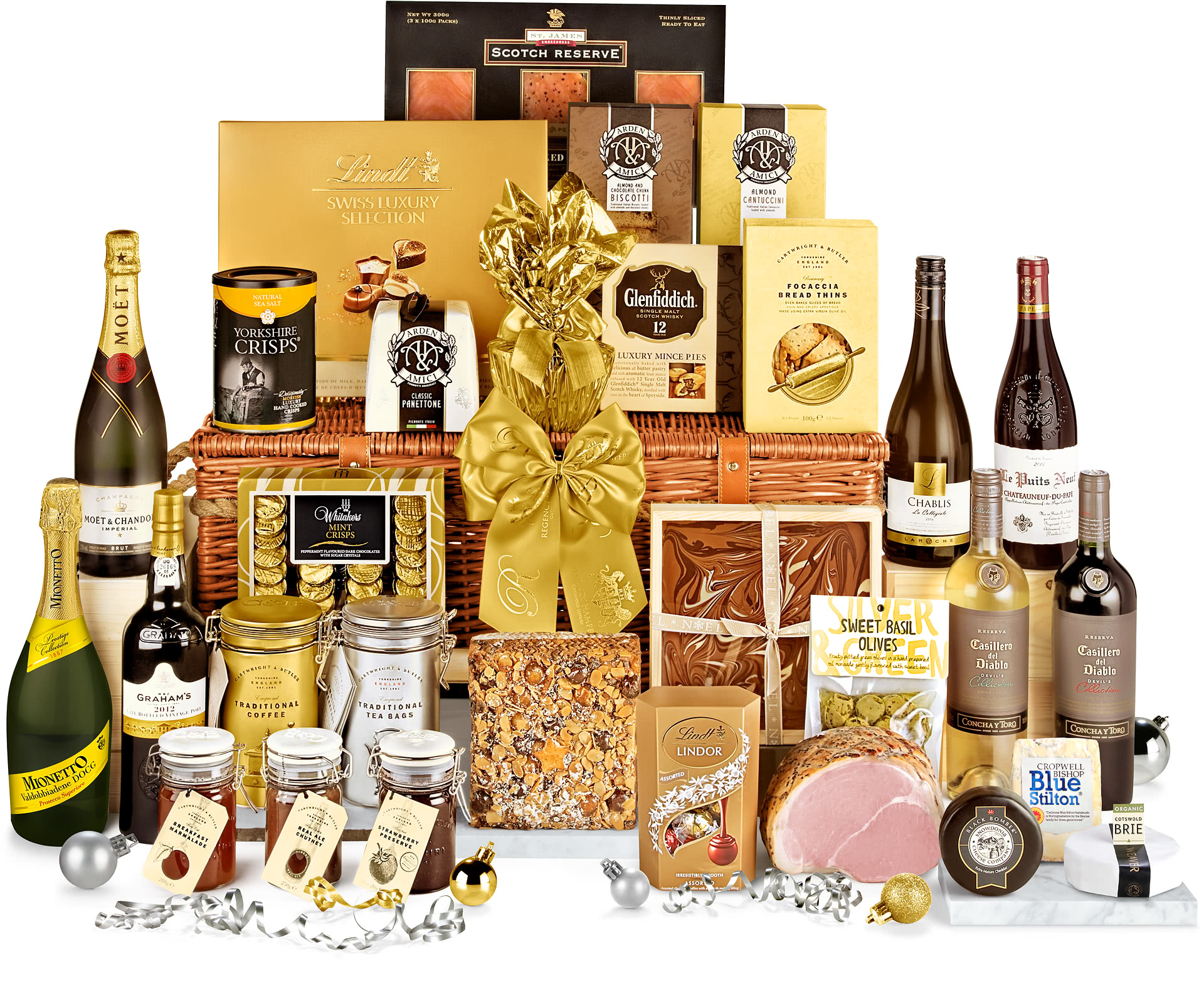 Cotswold Luxury Hamper With Moët Champagne Regency Hampers